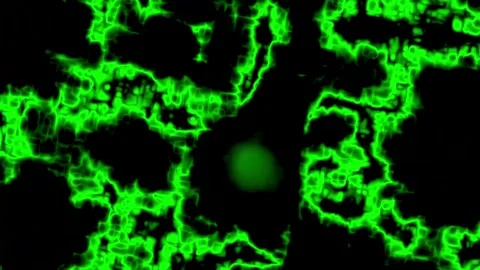 Animated background of abstract moving cosmic lights Stock Footage 297524732