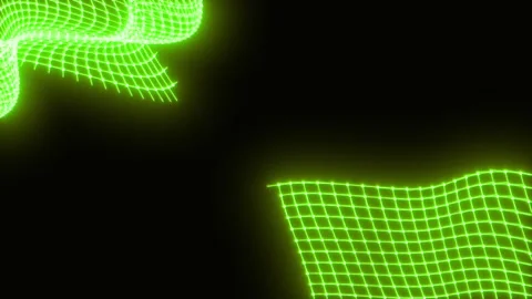 Animated background. abstract techno animation Stock Footage 304224667