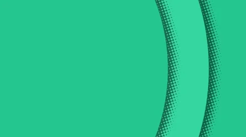 Animated background of aqua concave curve shape halftone effect, Stock Footage 274332495