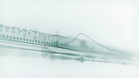 Animated background with audio elements Video stock 35583959