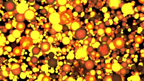 Animated background of beautifully glowing multicolor bubbles Stock Footage 325616075