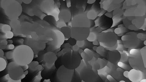 Animated background of beautifully glowing multicolor bubbles Stock Footage 325659694