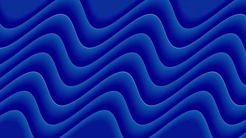 Animated background of blue horizontal wavy stripes. 動画素材 317291987