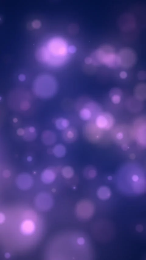 Animated background with bokeh and particles in purple tones. Abstract festive Stock Footage 309282299