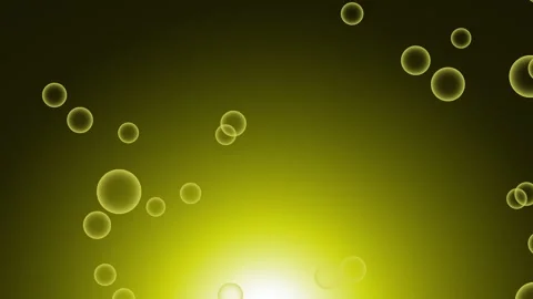 Animated background. bubbles floating on a green background Stock Footage 304224578