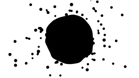 Animated Background of Cells, Liquid, Bubble . Stock Footage 92575578