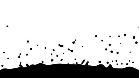 Animated Background of Cells, Liquid, Bubble . Stock Footage 92575745