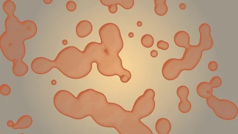 Animated Background of Cells, Liquid, Bubble . Stock Footage 92674341