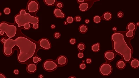 Animated Background of Cells, Liquid, Bubble . Stock Footage 92674562