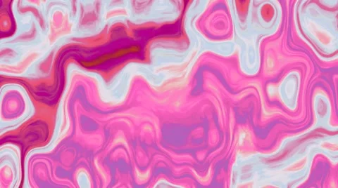 Animated background of colored shapes morphing and melting together. Seamless Video stock 66858452