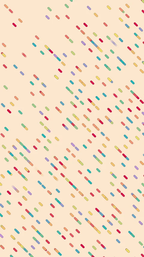 Animated background with colorful capsules Stock Footage 289170552
