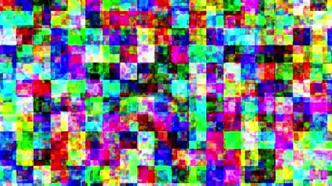 Animated background with colorful square textures moving Stock Footage 316244790