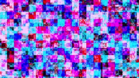 Animated background with colorful square textures moving Stock Footage 316245053
