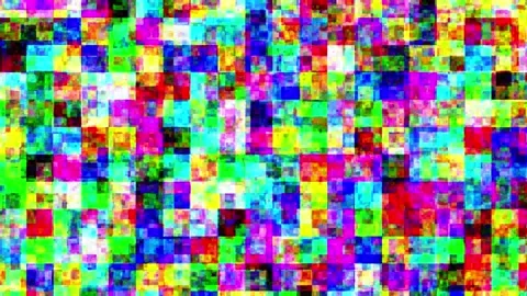 Animated background with colorful square textures moving Stock Footage 316245088