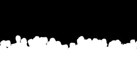 Animated background of dancing people silhouettes Vídeo Stock 330987200