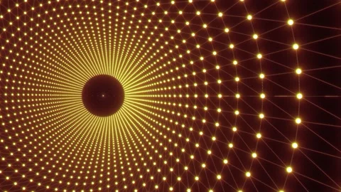 Animated background. Disco glowing dots Stock Footage 304222659