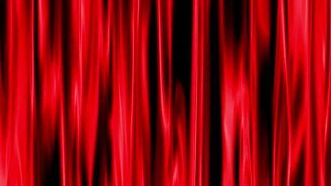 Animated background of elegantly moving curtains. footage of moving curtains. Stock Footage 296849748