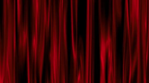 Animated background of elegantly moving curtains. footage of moving curtains. Stock Footage 296850429