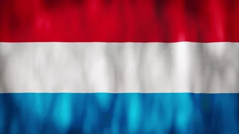 Animated background. Flag of Luxembour in 4k. National flag fluttering in the Stock Footage 306314675