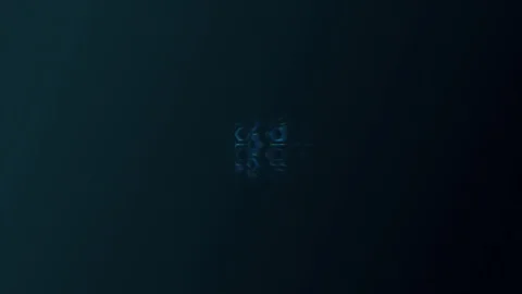 Animated background - flickering hexagons Video stock 107140427