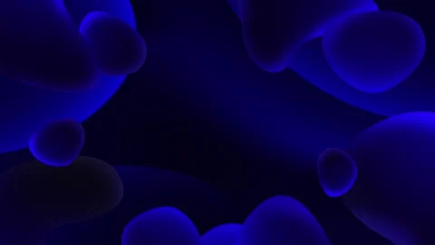 Animated background of fluid blue shapes, soft grain effect, smooth motion Stock Footage 282776721