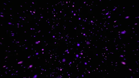 Animated background with flying violet and purple sparks 스톡 동영상 160276723