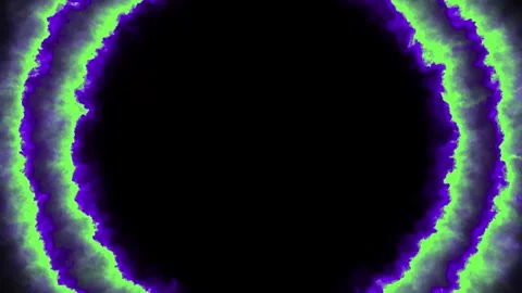 Animated background footage featuring a glowing rotating circle Stock Footage 315296119