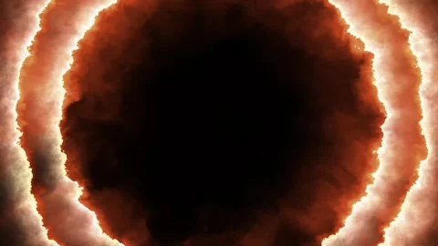 Animated background footage featuring a glowing rotating circle Stock Footage 315296190