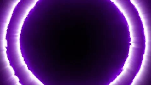 Animated background footage featuring a glowing rotating circle Stock Footage 315296350