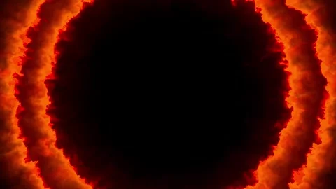 Animated background footage featuring a glowing rotating circle Stock Footage 315354976