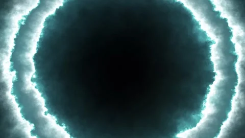 Animated background footage featuring a glowing rotating circle Stock Footage 315406317