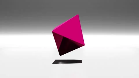 Animated background of gem style 3d geom... | Stock Video | Pond5