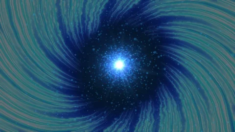 Animated Background With Glowing Particles Spiral Stock Footage 99469545