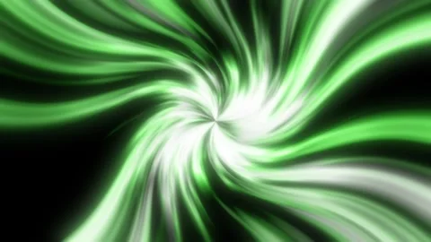 Animated Background With Green Vortex On Black Backdrop Stock Footage 131171438
