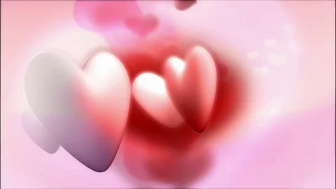 Animated Background Hearths In Motion Stock Footage 109228427