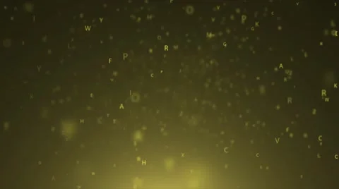 Animated background with letters Vídeo Stock 44057308