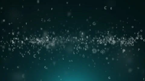 Animated background with letters Video stock 57616384