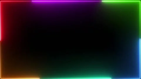 Animated Background Lighting Frame Background Stock-Footage 169936583