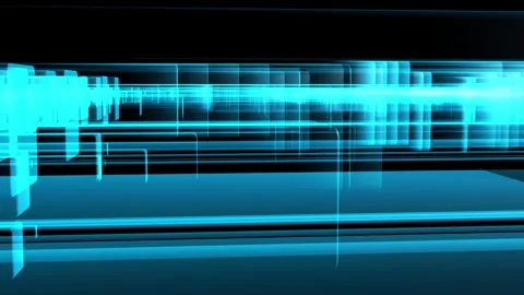 animated background with moving chaotic ... | Stock Video | Pond5