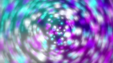 Animated background of moving colorful round lights Stock Footage 325784284
