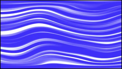 Animated background with moving horizontal glowing lines in blue with shining Stock Footage 220749840
