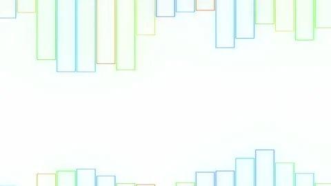 Animated background with moving lines in... | Stock Video | Pond5
