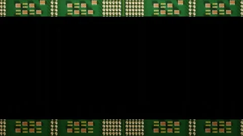 Animated background moving stripes with cpu texture. black frame. 3d render loop Stock Footage 312873336