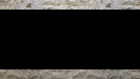 Animated background moving stripes with gray concrete texture. black frame. 3d r 스톡 동영상 312873327