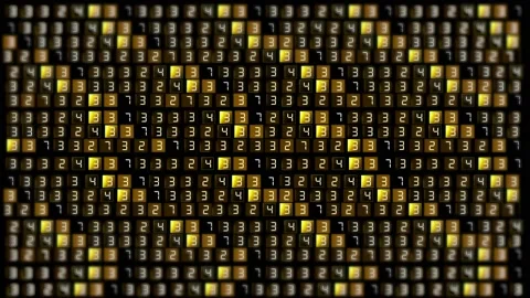 Animated background from numbers.digital... | Stock Video | Pond5