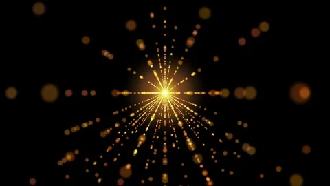 Animated background of particles forming a tunnel Video stock 114966742