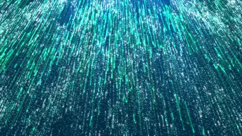Animated Background of Particles Pouring Down from Top 03. Video stock 297242799