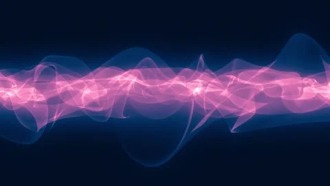 Animated background in pastel colors, gradient shiny fabric Stock-Footage 268577334