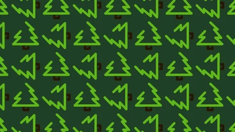 Animated background pattern of a Christmas tree for culinary TV broadcasts Stock Footage 92964391