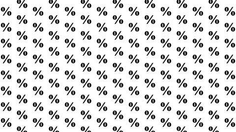 Animated Background percent sign Video stock 252499261